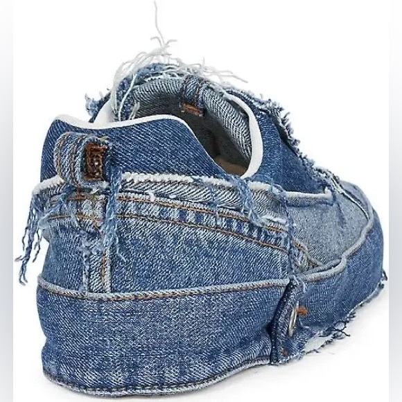 Loewe Deconstructed Denim Low-Top Sneakers - Sz 11/41 NEW - Picture 13 of 14